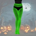 thumbnail image 2 of Chaussettes Mi-Mollet pour Femmes, Bas Résille Aguichant Phosphorescents avec Motif Rayé Lumineux, Collants Transparents Ajourés pour Femmes pour Soirée Nocturne, Chaussettes de Bottes pour Femmes, Taille : Taille Unique, 2 of 6