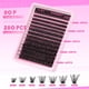 thumbnail image 2 of Kit de extensión de pestañas DIY D Curl Fluffy Wispy Lash Clusters Kit de extensión de pestañas individuales con herramienta aplicadora de sellado y unión de pestañas para autoaplicación en casa (80P-, 2 of 9