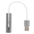 thumbnail image 5 of Aluminum Alloy USB Sound Card, External Computer Audio Card for All Computer Systems 7.1 Stereo, 5 of 5