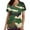 Army Green#07, variant on Rciityk V-Neck Scrub Tops for Women Casual Short Sleeve Working Uniform Summer Printed Scrub T Shirts Medicals Nursing Scrub Shirts with Pockets