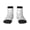 2 Black-1, variant on Hand Drawn Snake Pattern Quarter Crew Socks,Toe Seamed Ankle Socks,Cotton Cushioned Breathable Athletic Crew Sports Socks