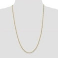 thumbnail image 2 of 14k 2.2mm Flat Figaro Chain, 2 of 3