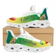 thumbnail image 1 of Zapatillas deportivas con la bandera de la República del Congo, informales, antideslizantes, con plataforma, ligeras, de malla tejida, para mujer, 1 of 6