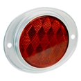 thumbnail image 1 of Reflector Hopkins redondo rojo de aluminio con lente de plástico, paquete de 1, 1 of 2