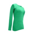 thumbnail image 3 of ACTIVE UNIFORMS Women's Under Scrub Tee Crew Neck Long Sleeve T-Shirt 2 - Pack (Green, 5 X-Large), 3 of 6