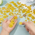 thumbnail image 3 of Plastic Sequins/Paillette Pendants Flake Paillette Flat Round Gold 8~25x0.2~0.4mm Hole: 1.4mm 880pcs/box, 3 of 9