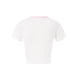 thumbnail image 4 of VISgogo Mujeres Casual Crop Tops, Camiseta de Manga Corta con Estampado de Letras de Dibujos Animados y Cuello Redondo, Blanco VISgogo  moda, 4 of 9