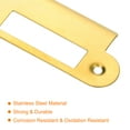 thumbnail image 4 of Unique Bargains Plaque de Verrouillage de Porte en Acier Inoxydable 180mm x 40mm 201, Bord Rond Doré, 4 of 4