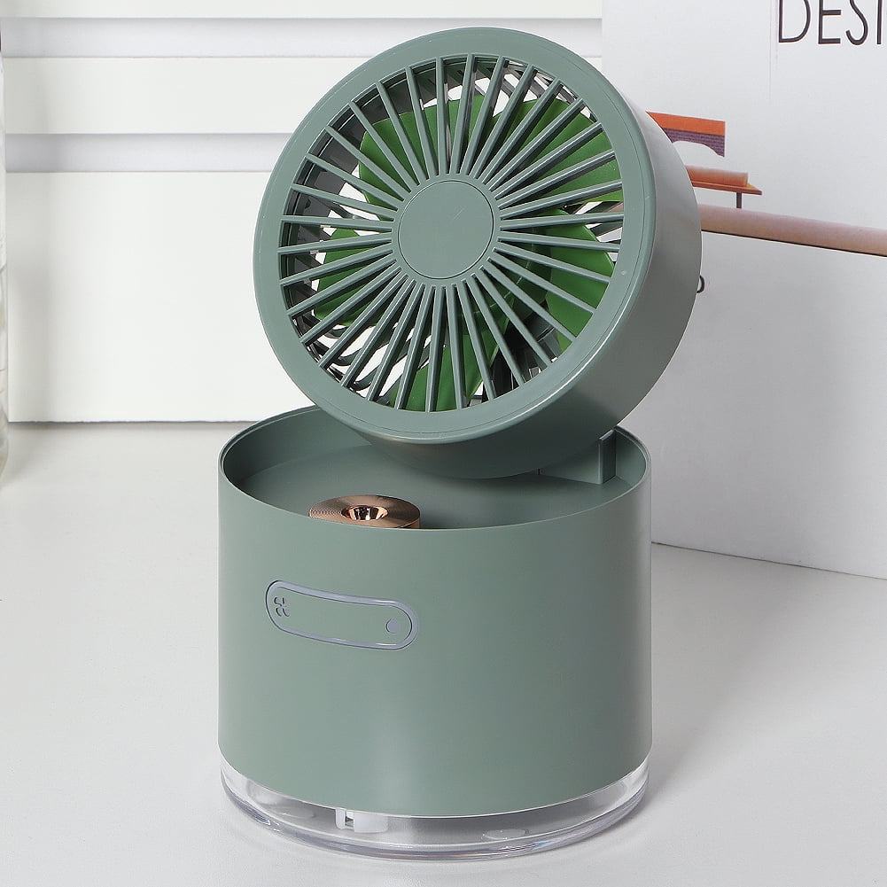Greensen Humidifier Fan, 2 in 1 Portable Mini Fan Humidifier USB