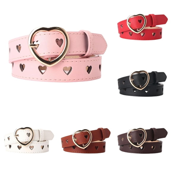 Everyday Casual Hollow Design Belt Versatile All Season Waistwear Comfortable Accessory Ideal for Jeans Stylish Punch Hole