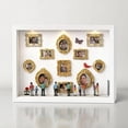 thumbnail image 4 of DIY Mini Museum Silhouette Box - Creative Paper-Cut Silhouette Mini Display Frame for Handmade Craft Project, Unique Desktop Ornament for Home Office Wall & Tabletop Art Decorative Gift, Yellow, 4 of 9