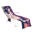 thumbnail image 2 of Housse de Chaise de Plage en Microfibre Serviette de Détente de Plage avec Sac Latéral, 2 of 7