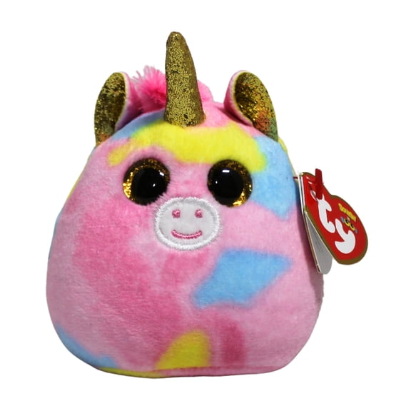 Ty Squish-a-Boos (Squishy Beanies) - Fantasia the Unicorn  - Stuffed Animal