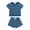 Blue, variant on x Sofia Grainge Babies, Toddlers, and Boys' T-Shirt and Short Play Set, Multipacks (Green,6-9 Months)