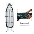 thumbnail image 4 of HELLHERO Ironing Board Cover with Leaves Pattern, 15x54 Inches Polyester - Iron Board Cover for Home, Laundry Room, Craft Room, 4 of 5