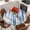 Gray Blue, variant on Brown Gray Round Tablecloth, Fitted Table Cover with Elastic for 55"-60" Round Tables, Vintage Abstract White Ombre Texture Table Cloth Outdoor Indoor Dinning Party Waterproof Tablecloths