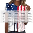 thumbnail image 3 of Qingpeng 4th of July Patriotic T Shirts for Women Summer Star Print Shirts Women's Independence Day Short Sleeve Casual Tee Tops, 3 of 5