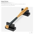 thumbnail image 2 of Desktop Baseball Bat Stand Black 2Set 3.5x2.4in Wooden Material, 2 of 5