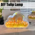 thumbnail image 4 of <p>Mirror Lamp, DIY  Night Light Mirror Easy Assembly Romantic Ambiance Exquisite  For Bedroom</p>, 4 of 7