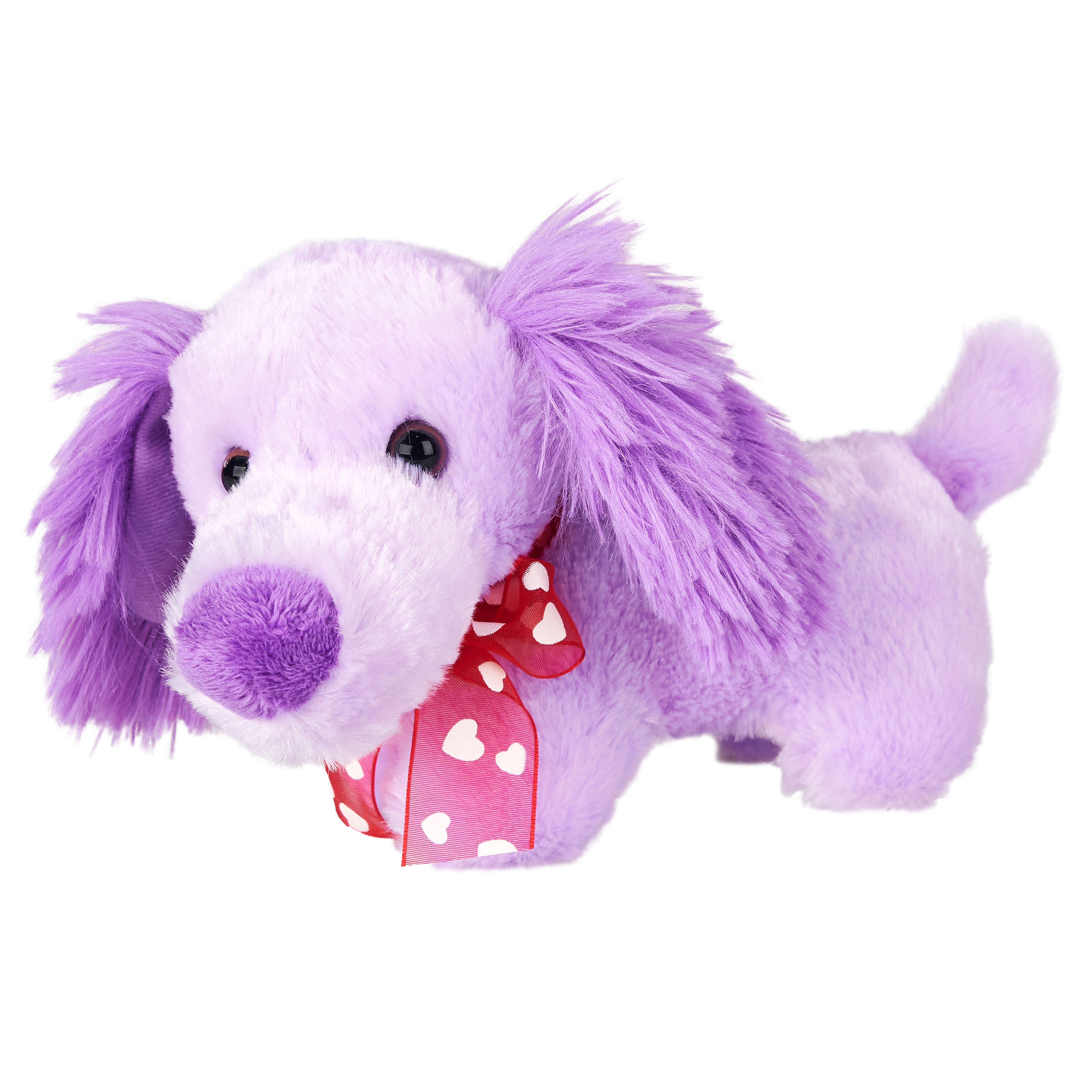 purple puppy stuffed animal