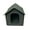 Green, variant on Walbest Outdoor Cat House Weatherproof for Winter, Collapsible Warm Cat Houses for Outdoor/Indoor Cats, Easy to Assemble Dog House for Small Dogs
