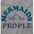 thumbnail image 2 of Mermaids are Better Than People Funny Bodysuit Jumper Girls Infant Baby Brisco Brands 6M, 2 of 6