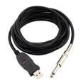 thumbnail image 1 of 65 de Guitarra Eléctrica Enchufe de Pulgadas, Convertidor de sonido para Instrumentos de Grabación, 3 Metros Yuyangstore Cable de audio para guitarra, 1 of 8