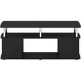 thumbnail image 3 of Furinno JAYA Utility Design Coffee Table, Americano, Stainless Steel Tubes, 3 of 6