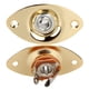 thumbnail image 1 of Reemplazo de conector de bajo de metal de 1/4 pulgadas para guitarra eléctrica TL (dorado), 1 of 6