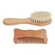 thumbnail image 2 of Juego de cepillo y peine de Madera ANGGREK masaje del cuero cabelludo para bebé recién nacido, 2 of 8
