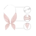 thumbnail image 4 of Pajarita Ajustable Color Sólido Pre-Atado Nudo De Proa Decoración De Traje De Marinero Para Mujer Rosa Talla única, 4 of 5
