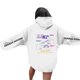 thumbnail image 3 of Pop cazadora para niña Demo-n Hunters Unisex Fashion Hooded Sweatshirt Streetwear Soft Comfortable Long Sleeve Hoodie for Daily Wear Spring Fall Winter （White）, 3 of 4