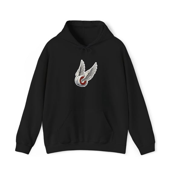 OG Classic Spiral Wheels Spitfire 2000s Skateboard Vintage Classic Hoodie Print - M / Black