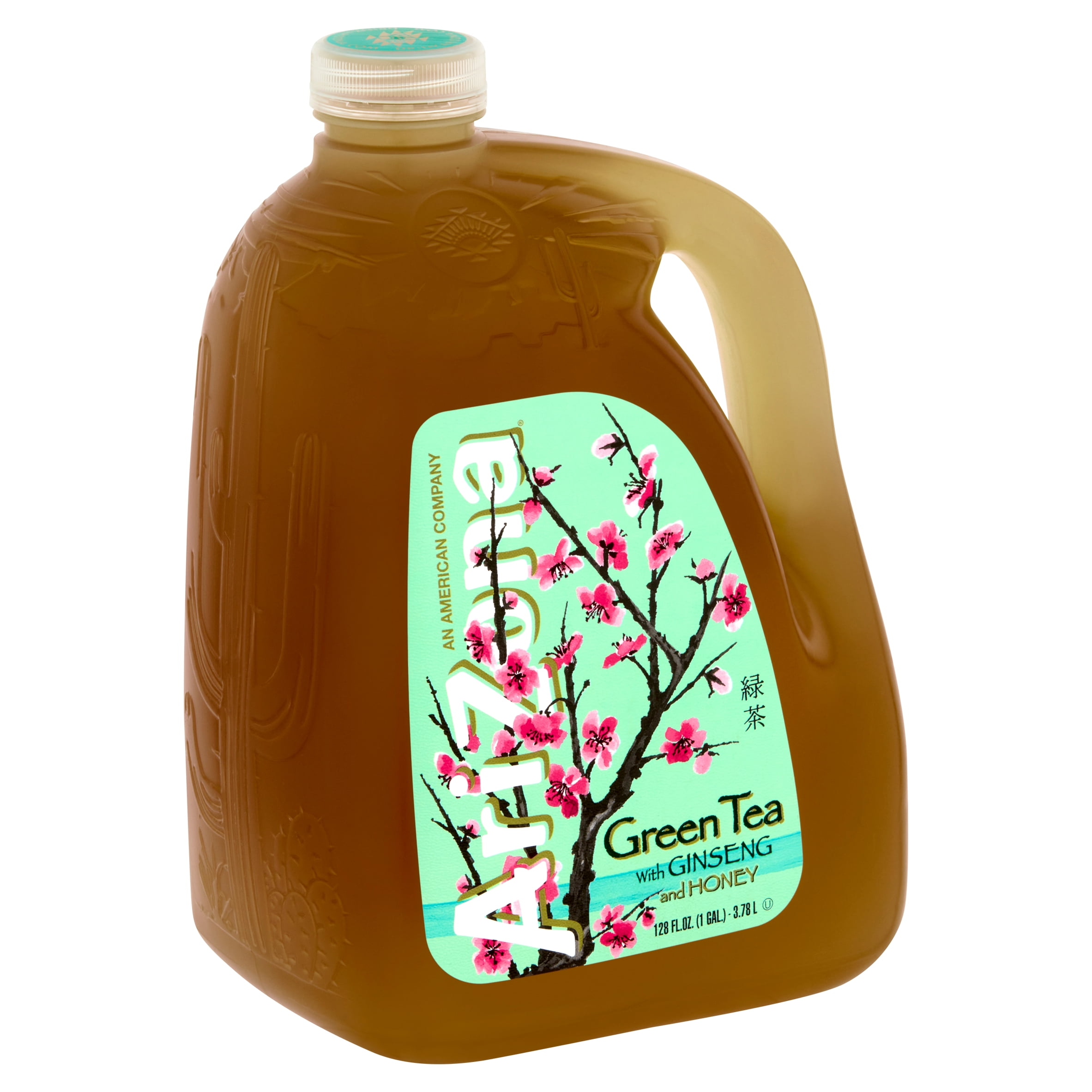 Arizona Green Tea With Ginseng And Honey, 128 Fl Oz - Walmart.com