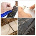 thumbnail image 7 of 9Pcs Understring Radius Gauge + String Action Ruler Gauge Tool + Guitar Bridge Saddle Nut Files Set Guitar Repair Tool Accessories, 7 of 7