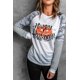 thumbnail image 2 of ABPHQTO Top de manga larga con rayas de camuflaje y calabaza beige Happy Halloween para mujer, 2 of 5