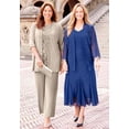 thumbnail image 2 of Catherines Women's Plus Size Lace Gala 3-Piece Pant Suit, 2 of 4
