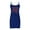 Blue, variant on Tnhcen Plus Size Women's Sleeveless Sleep Dress with 4th of July Print - Short Spaghetti Strap Nightgown S-2XL | Elastic Milk Silk Sleepwear