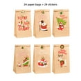 thumbnail image 4 of Billuyoard 24 Uds bolsas de dulces de Navidad con etiquetas adhesivas Festival Claus muñeco de nieve soporte de regalo bolsa de embalaje fiesta de Kits de decoración para fiestas Tipo3 Billuyoard HA070647-03, 4 of 6