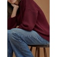 thumbnail image 4 of Thick Knit Crew Neck Long Sweater, 4 of 6