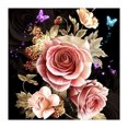 thumbnail image 1 of Flores de mariposa 5D diamante pintura bordado DIY artesanía punto de cruz Tmvgtek decoración de arte en el hogar, 1 of 9