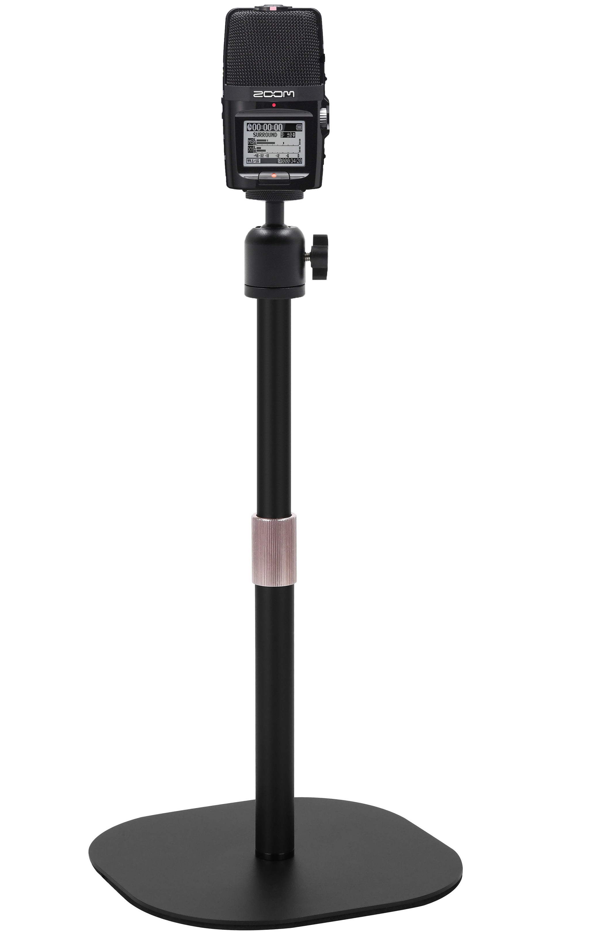 Desktop Portable Recorder Tripod Stand Holder for Zoom Recorder H1essential,H4n,H4essential,H6essential,H1n,Q2n,H2n,H5,R4,H8,H6