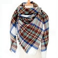 thumbnail image 1 of Foulard d'Automne et d'Hiver pour Femmes, Classique à Franges, à Carreaux, Tartan, Chaude, Douce, Grande Couverture, Châle, 1 of 5