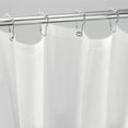 InterDesign EVA 5.5 Gauge Shower Curtain Liner, Long 72" x 84", Frost