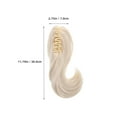 thumbnail image 2 of unbranded Extensión De Coleta Con Clip Beige Para Mujer Mayor Ligero Y, 2 of 8