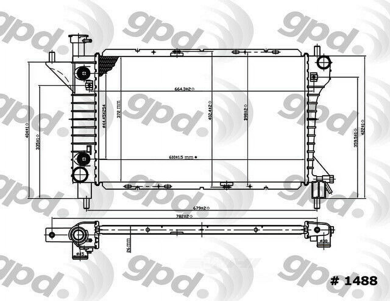 Radiator Fits select: 1994-1996 FORD MUSTANG