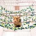 thumbnail image 6 of CHBORLESS 2 Pcs Bird Rope Net Rat Hamster Small Animal Climbing Ladder Rope Bridge (Red Yellow), 6 of 7