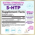 thumbnail image 2 of 5-HTP Supplement - 200mg per Serving - Extra Strength 5HTP from Griffonia Simplicifolia - Supports Restful Sleep, Natural Calm & Brain Health - 5 Hydroxytryptophan - Bottled in USA - 60 Capsules, 2 of 9