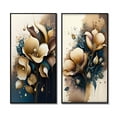 thumbnail image 2 of Designart "Deep Blue Calla Lilies in Bouquet VI" Calla Lily Framed Wall Art Set Of 2 - Blue Floral Frame Gallery Set For Office Decor, 2 of 7