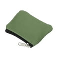 thumbnail image 4 of Uxcell Monedero de 3.54" x 4.72" Bolsa de Cambio, Bolsas Organizadoras Pequeñas con Cremallera de Lona para el Hogar, Verde Oscuro, 4 of 6
